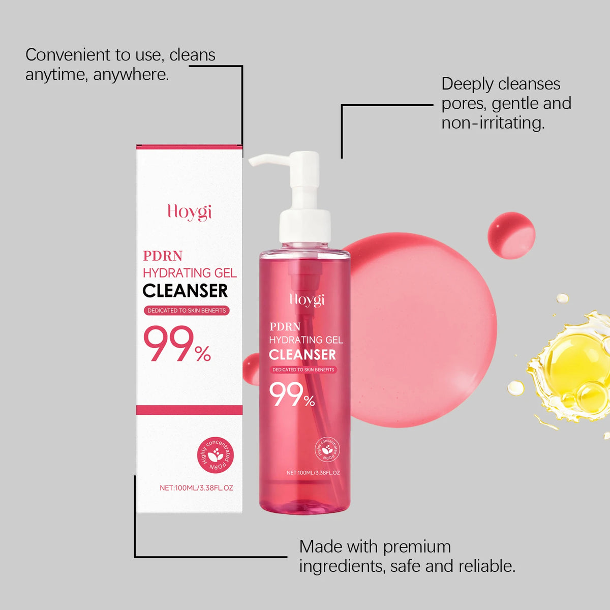 HOYGI Facial Cleansing Gel, 100 ml