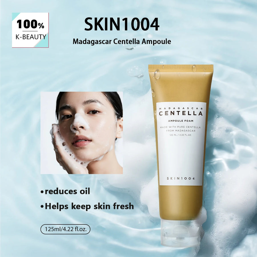SKIN1004 Madagascar Centella Ampoule Foam Cleanser, 125ml