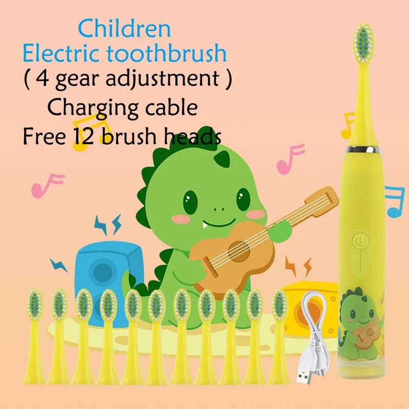 Toothink Rechargeable Electric Toothbrush for Children