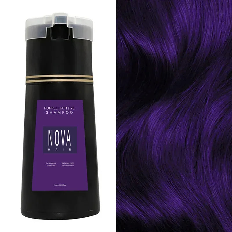 NOVA 3-in-1 Hair Color Shampoo, 200ml