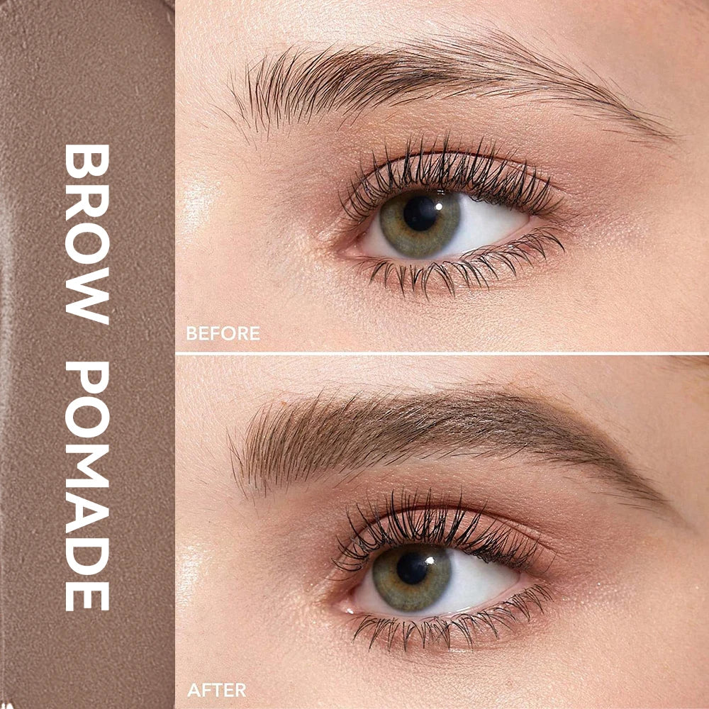 Waterproof Eyebrow Pomade with Brush