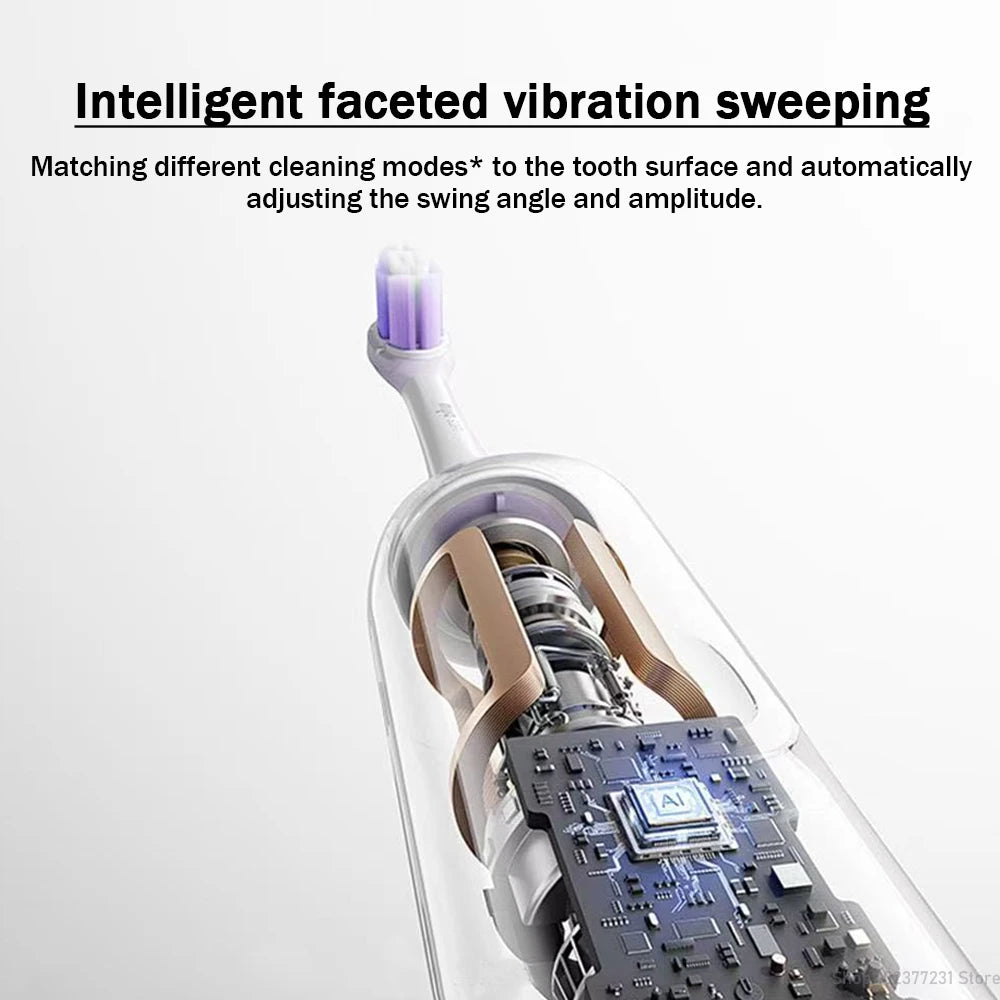 MIJIA Oscillation Electric Toothbrush Pro, 4 Modes, IPX8 Waterproof