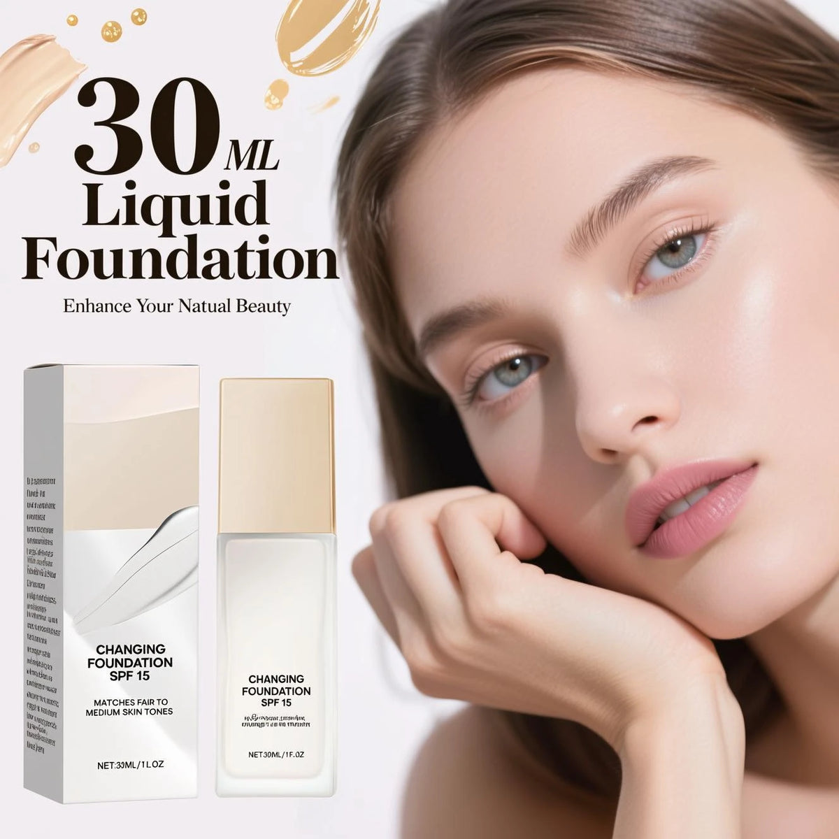 Hydrating Color-Adjusting Foundation SPF 15, 30ml