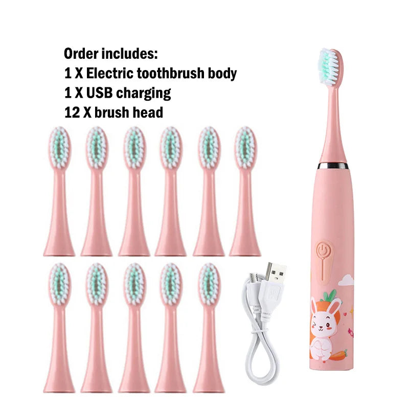 Toothink Rechargeable Electric Toothbrush for Children