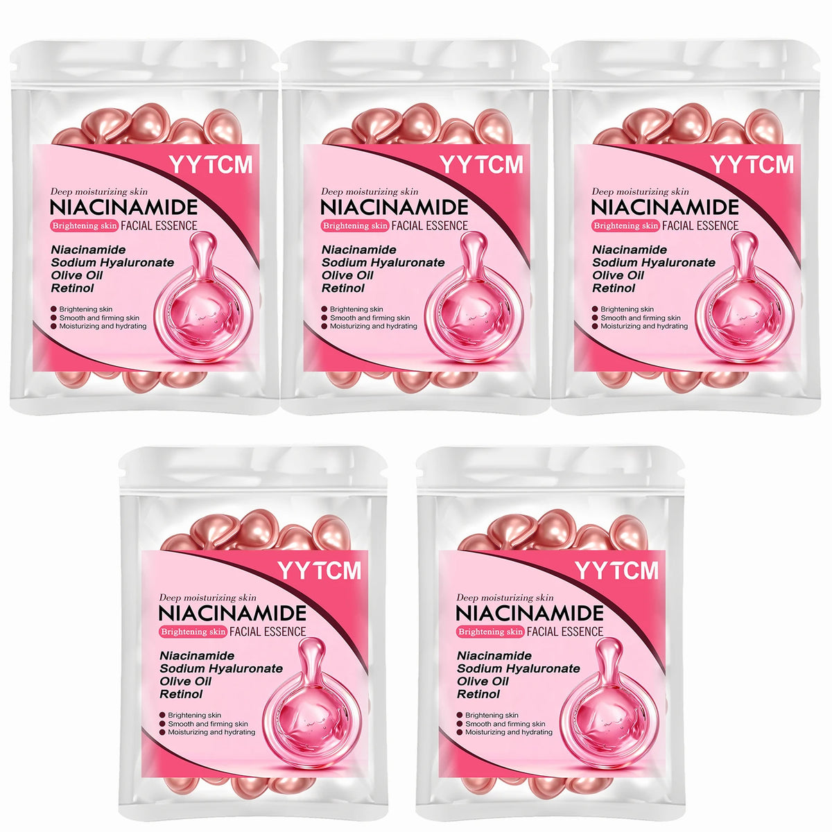 Niacinamide Facial Essence Capsules, 30 Count