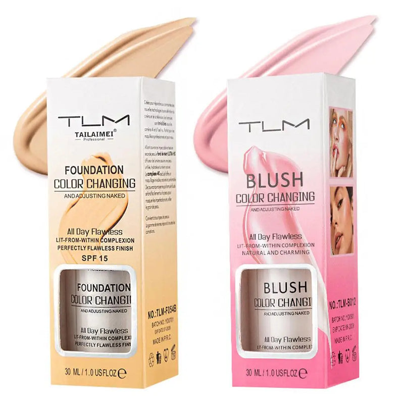 Warming Blush Color-Changing Liquid Foundation, 30ml