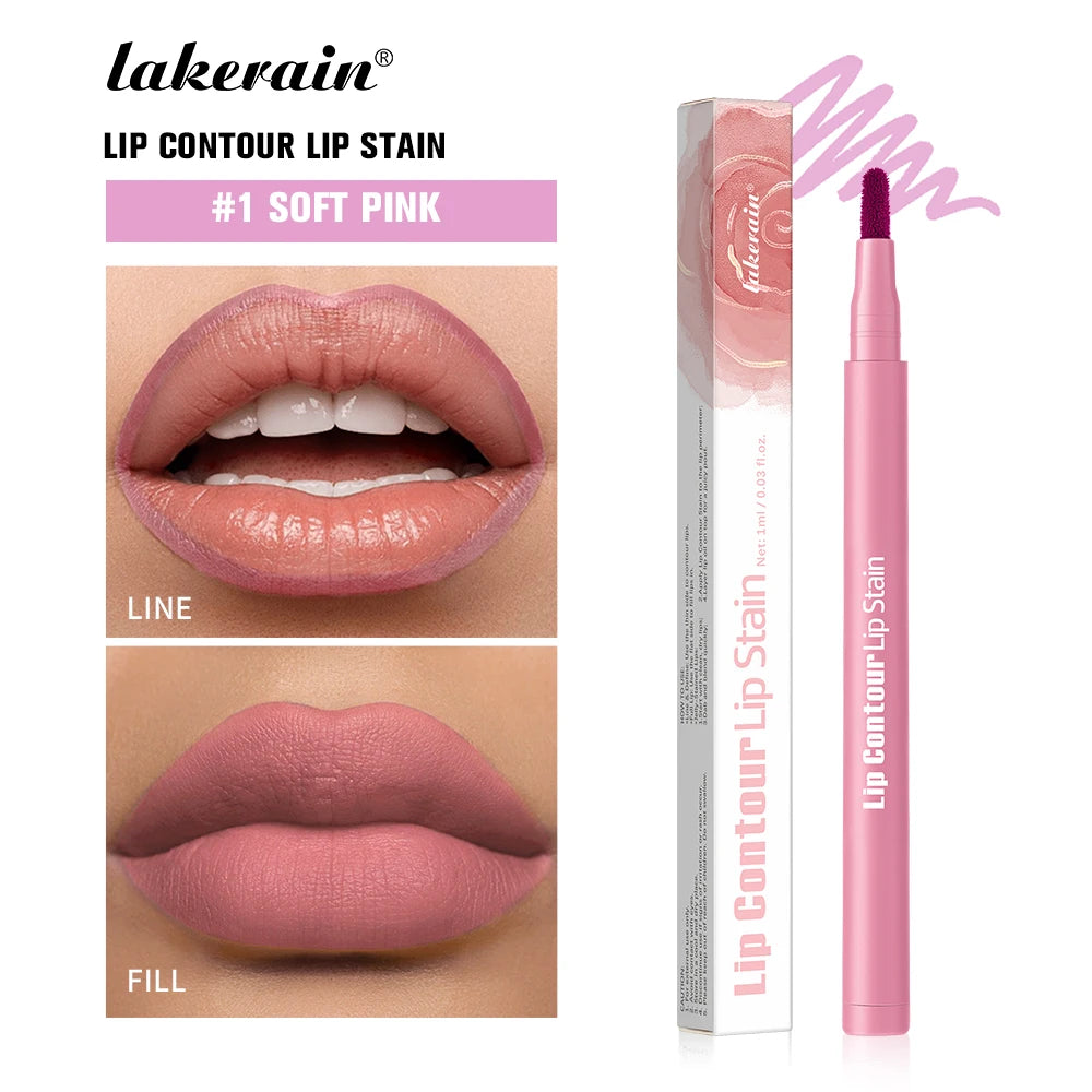ibcccndc 2-in-1 Lip Stain and Liner Pen