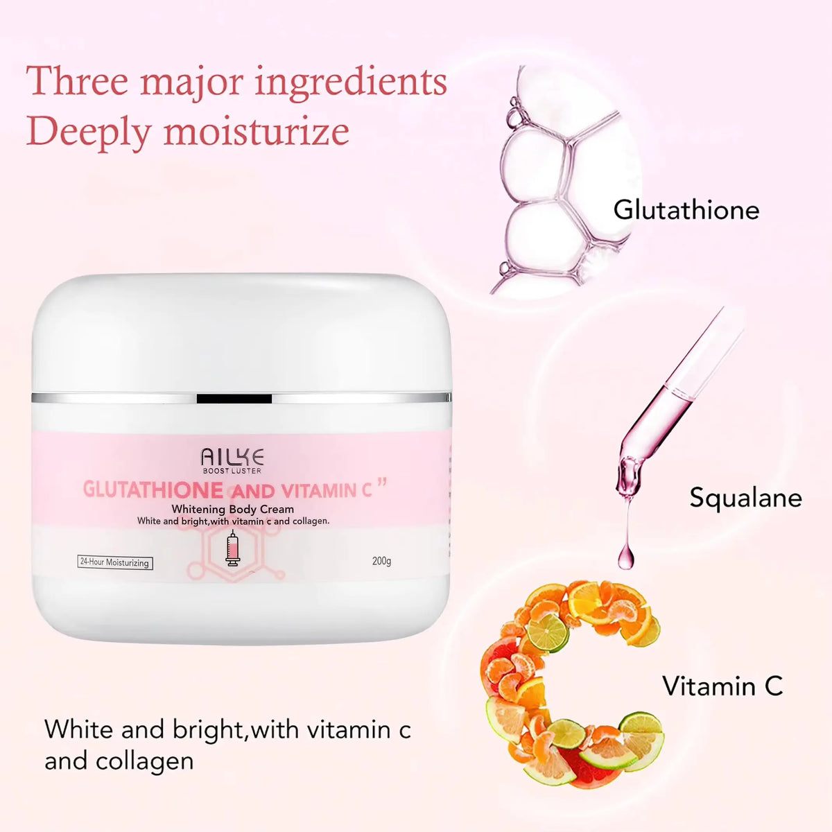 AILKE Glutathione and Vitamin C Body Care Set