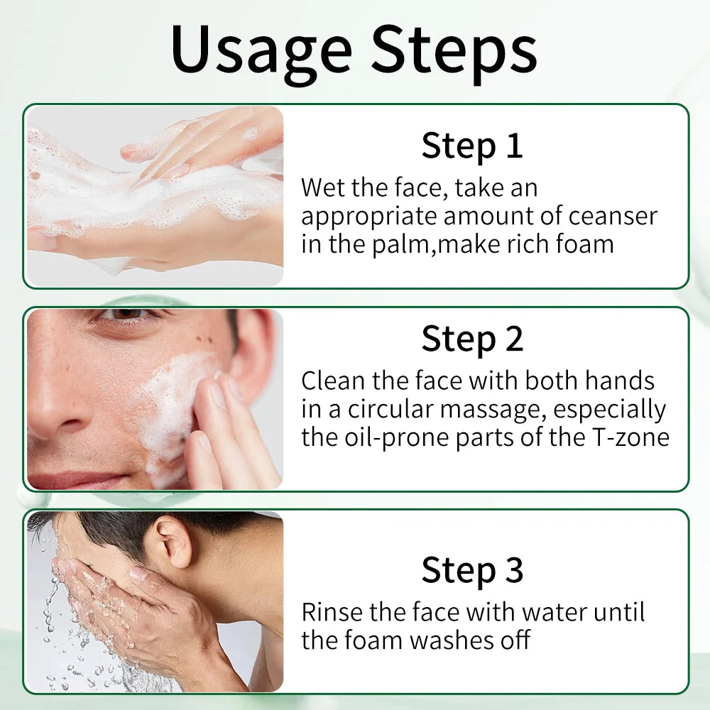 Men's Daily Oil-Control Facial Cleanser