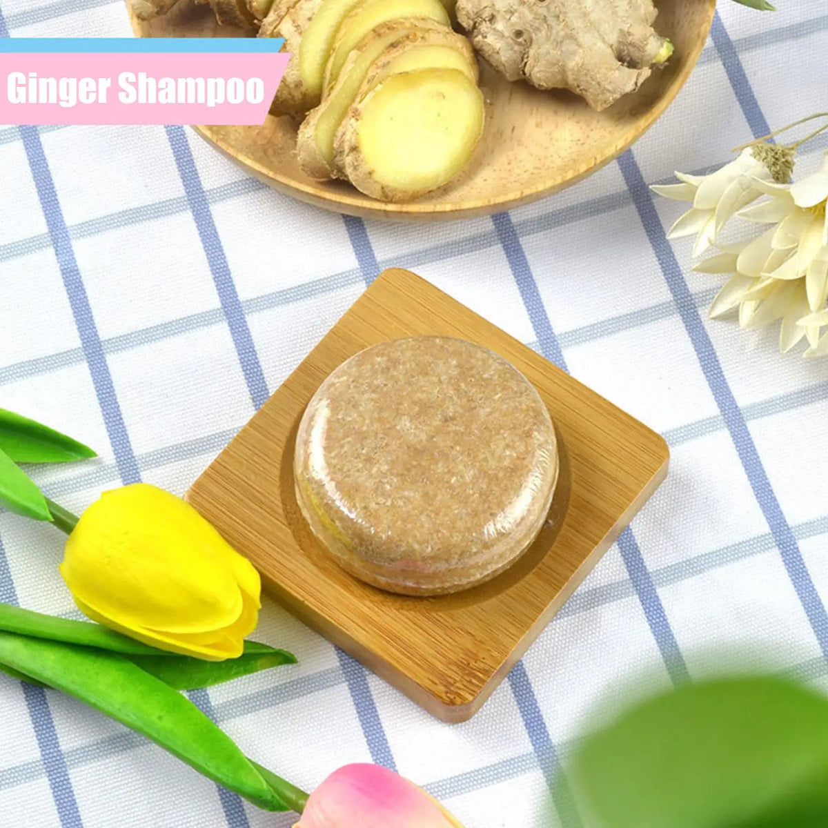 Ginger and Polygonum Hair Shampoo Bar