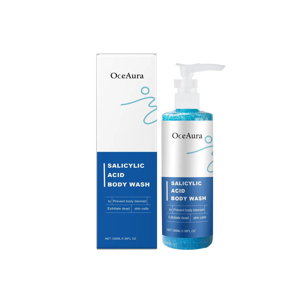 OceAura Salicylic Acid Shower Gel, 100ml