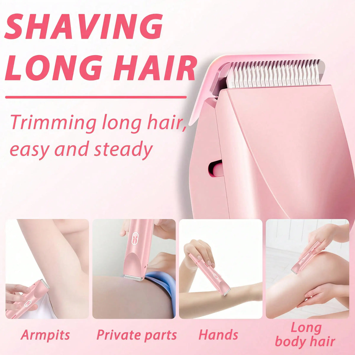 Women's Dual-Head 2-in-1 Electric Body Shaver
