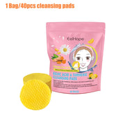 Ms.Dear Turmeric Facial Cleansing Pads, 40 Pieces