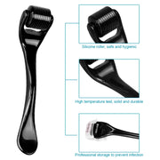 2-Piece Facial Contour Brush and Derma Roller Set