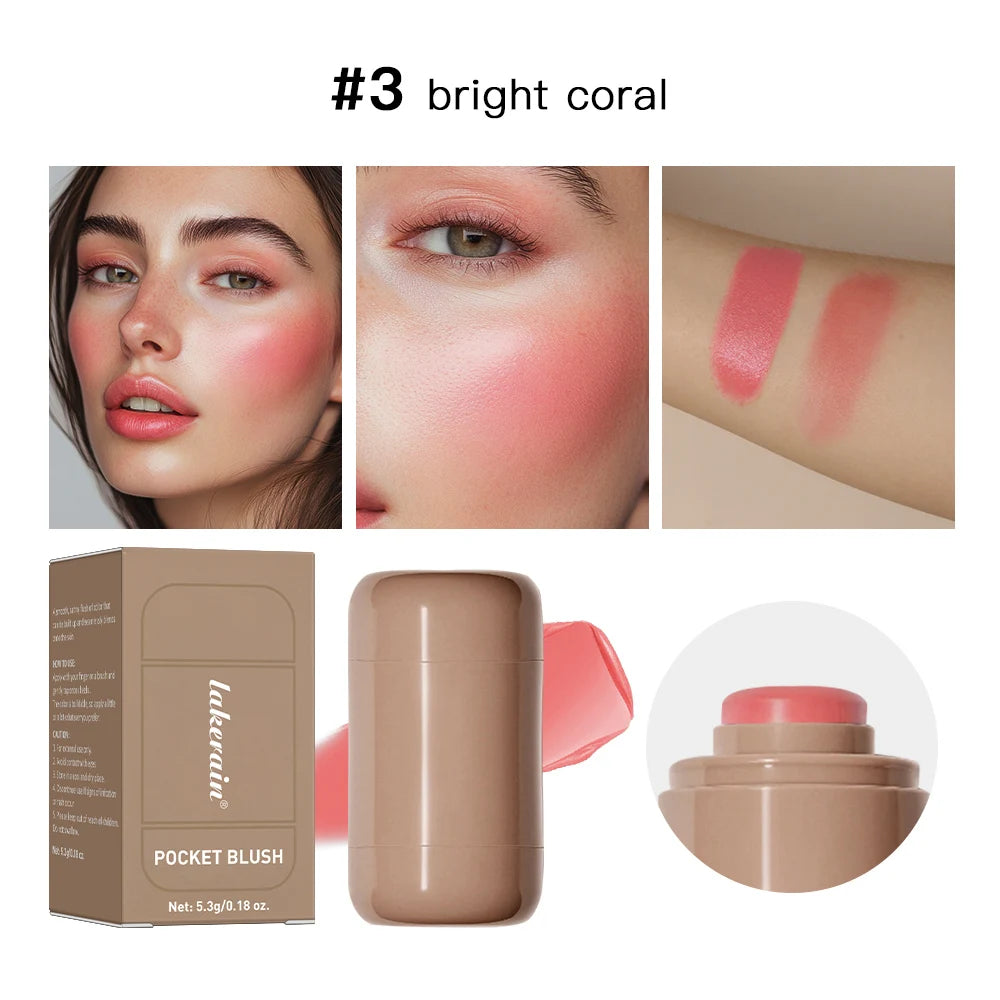 Multi-Use Blush Stick for Lips and Cheeks