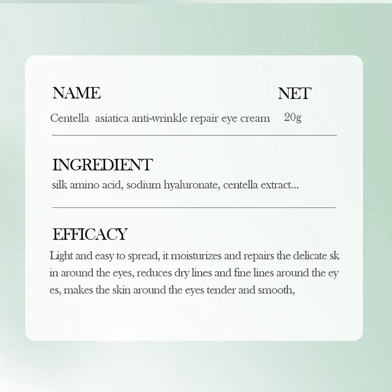 Centella Asiatica Eye Cream