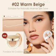 FOCALLURE Waterproof Matte Air Cushion Foundation, 12g