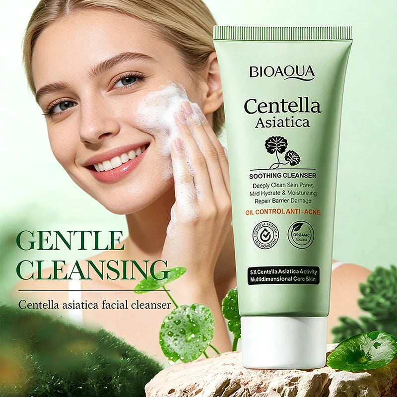 BIOAQUA Centella Asiatica Facial Cleansing Mousse with Brush