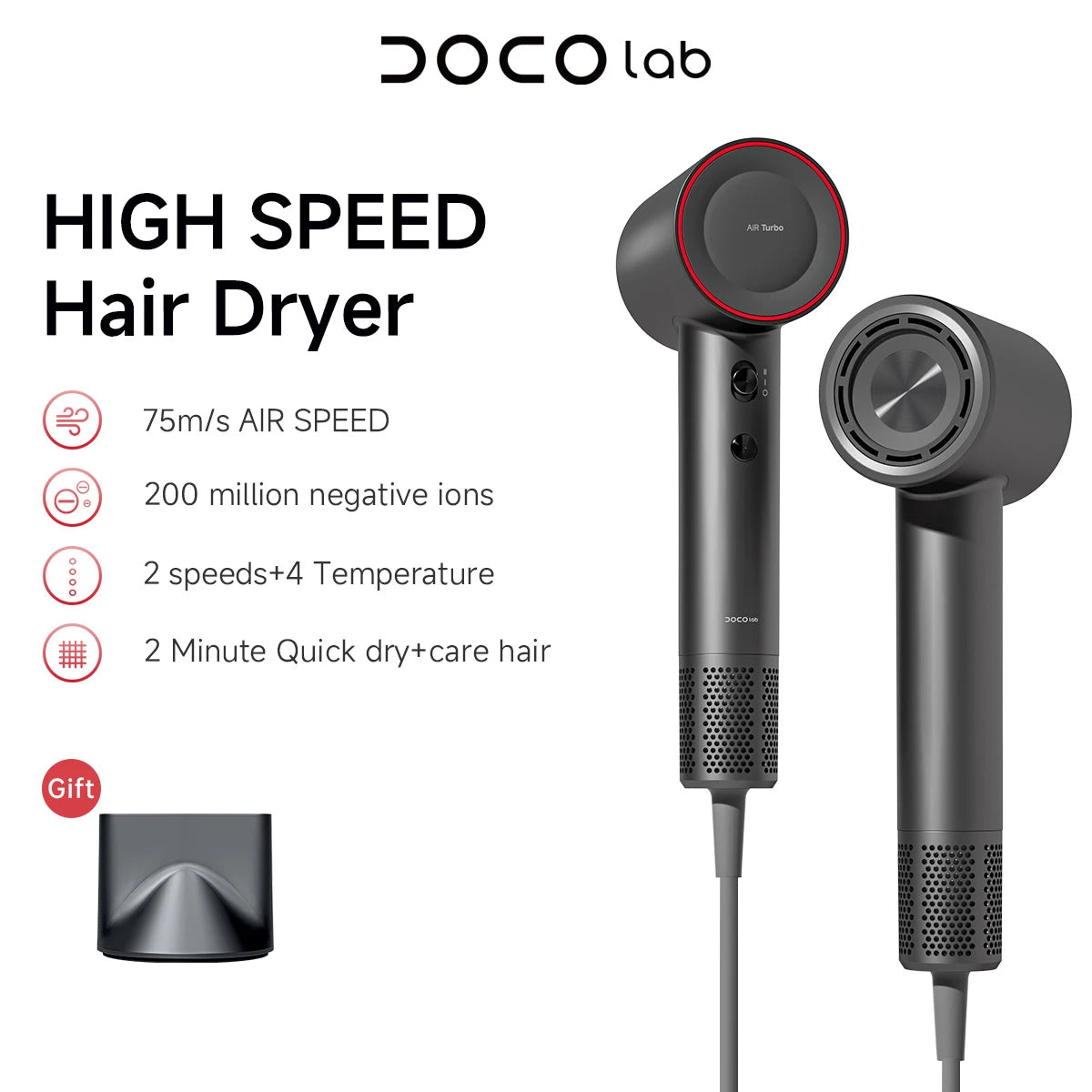 DOCO High-Speed Hair Dryer