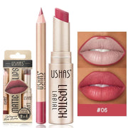 SAKSRAAR 2-in-1 Matte Lipstick and Lip Liner Set