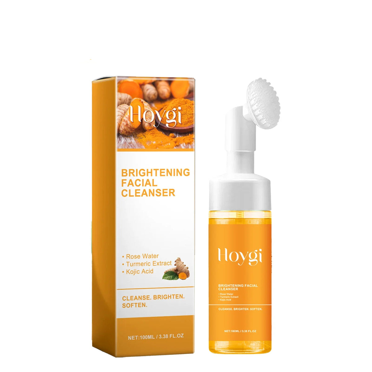 HOYGI Turmeric Facial Cleansing Foam, 100 ml