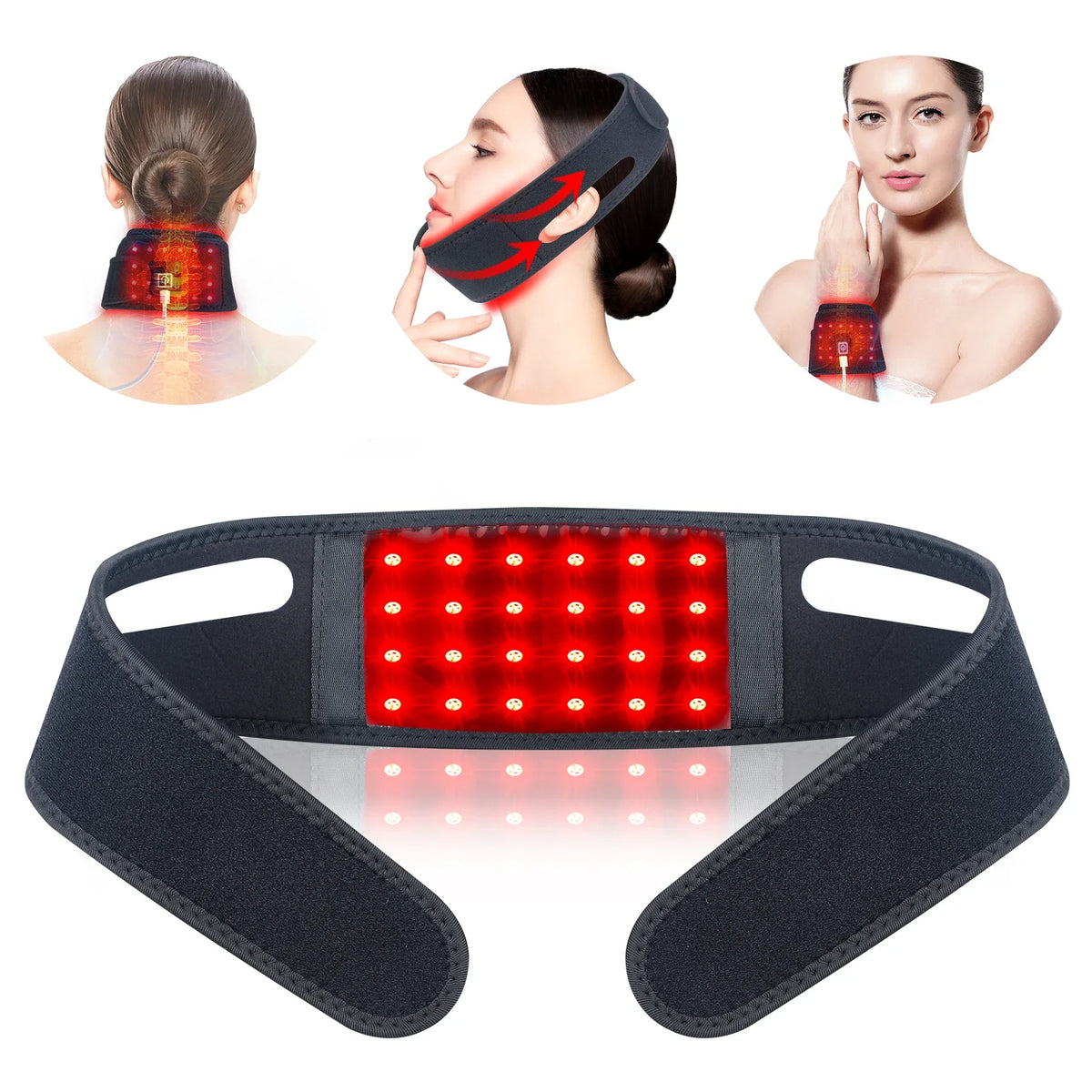 Astarexin 660nm and 850nm Red Light Therapy Neck Wrap