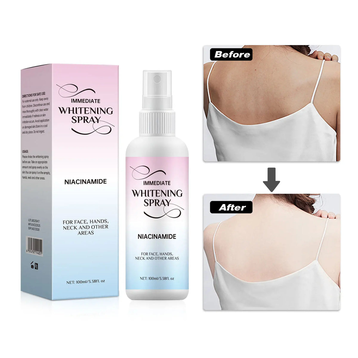 SAUVASINE BB Whitening Spray Foundation, 20ml
