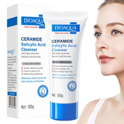 BIOAOUA Ceramide and Salicylic Acid Facial Cleanser, 100 g