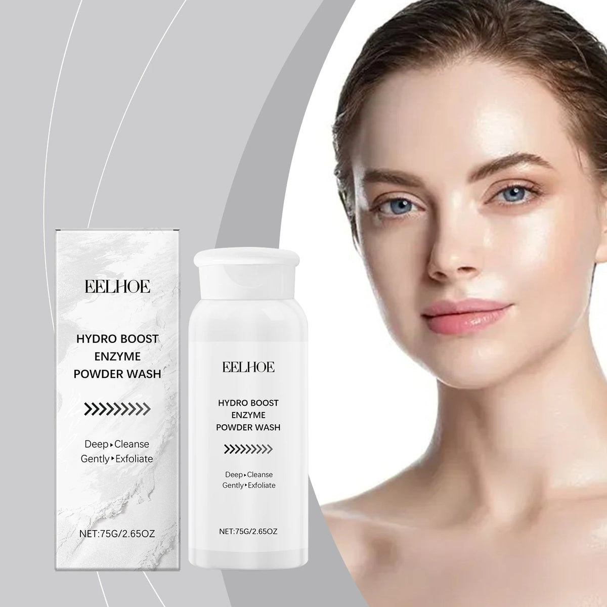 Eelhoe Enzyme Facial Powder Wash, 75 g