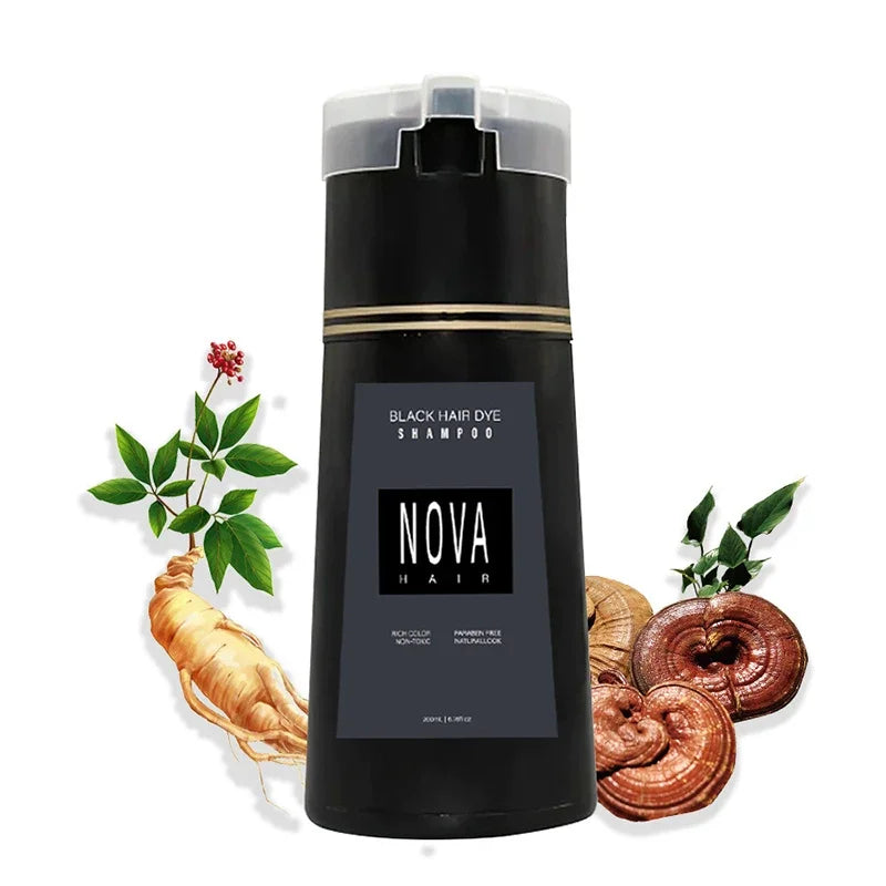 NOVA 3-in-1 Hair Color Shampoo, 200ml