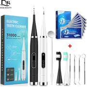 Electric Dental Scaler and Teeth Whitening Strip Set