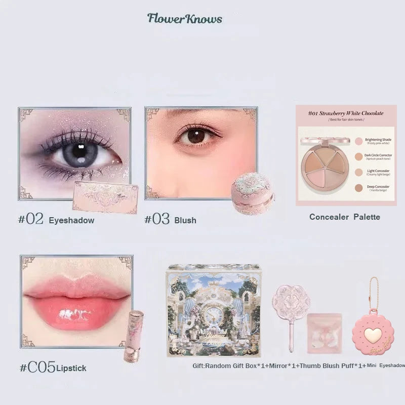 Flower Knows Butterfly Cloud Collar Makeup Gift Set