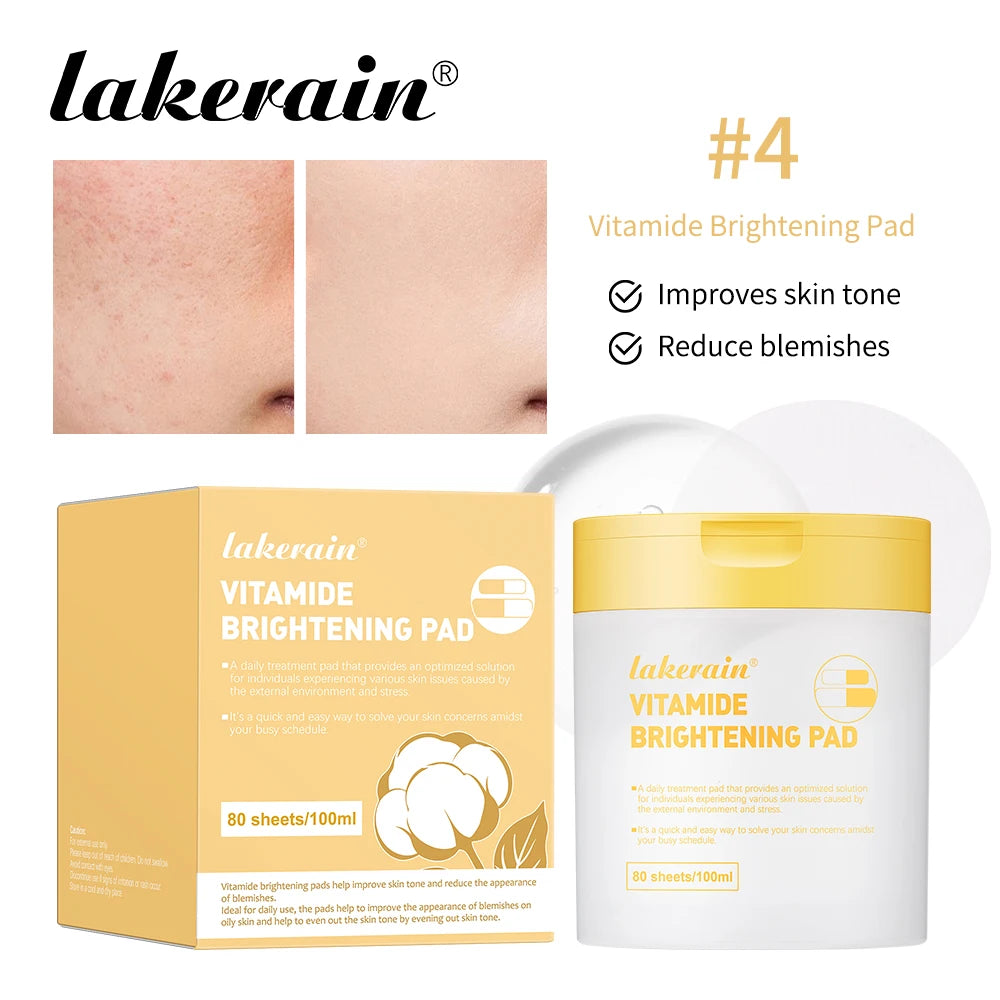 Lakerain Facial Toner Pads, 100 ml