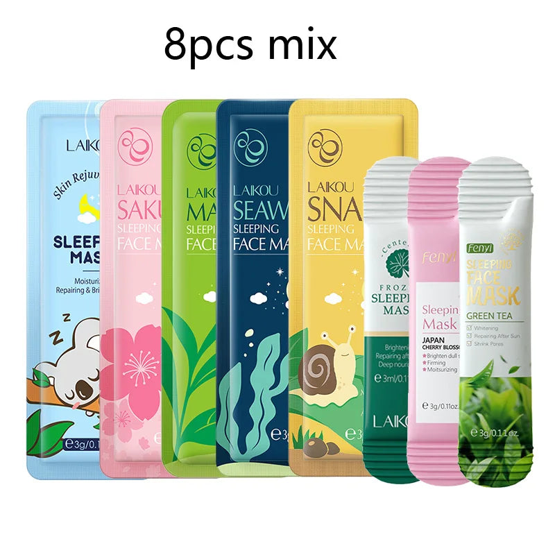 LAIKOU 8-Piece Facial Mask Set