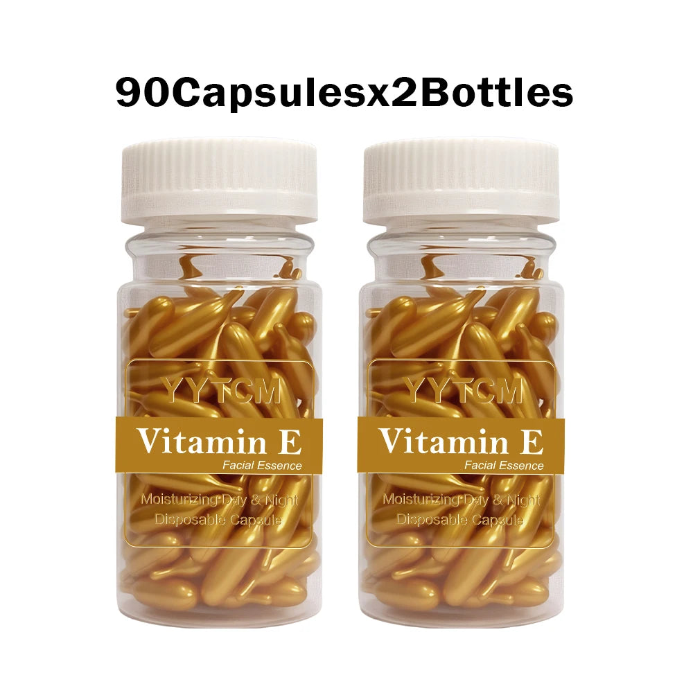 Vitamin E Facial Serum Capsules, 90 Capsules