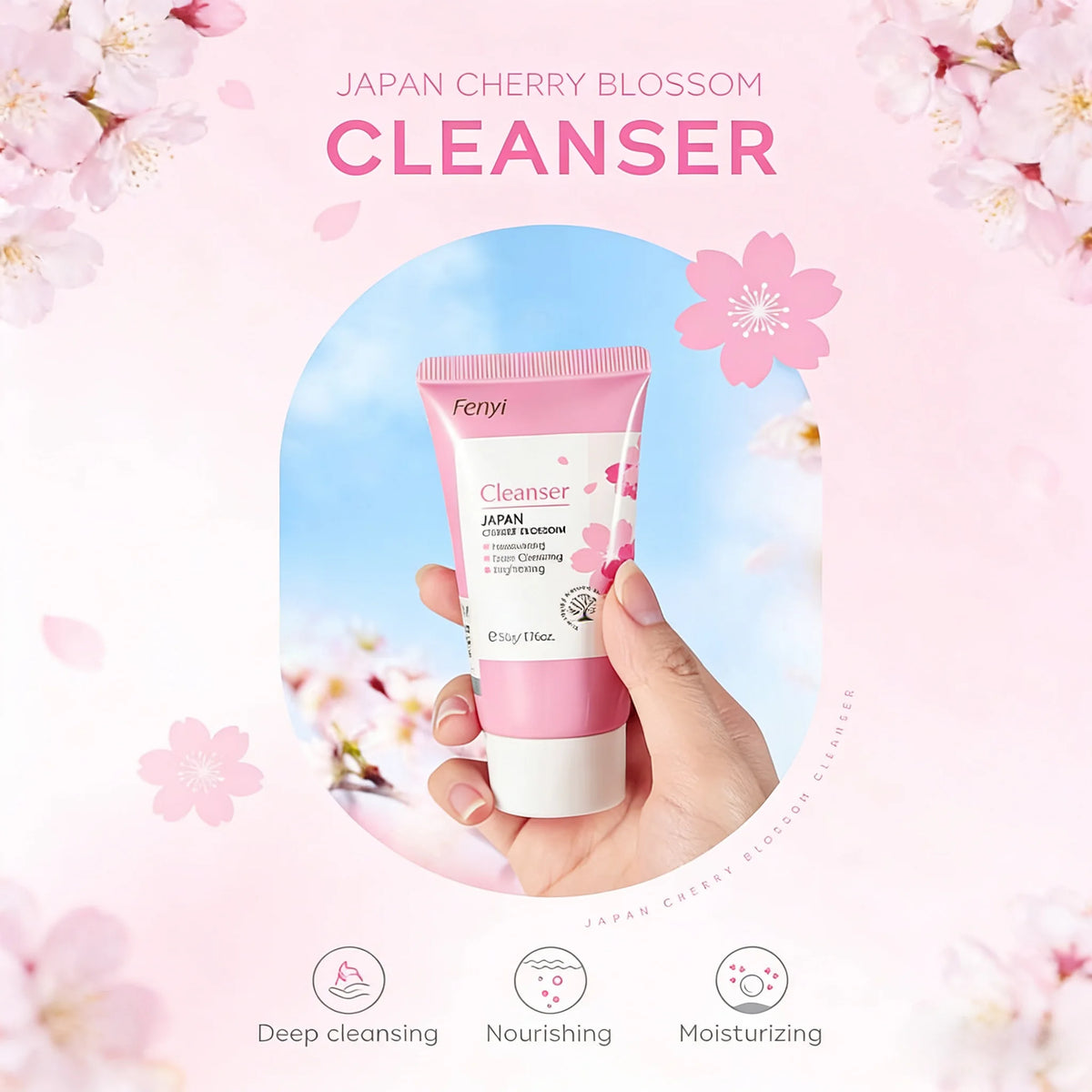 FENYI Vitamin C Facial Cleanser, 50 g