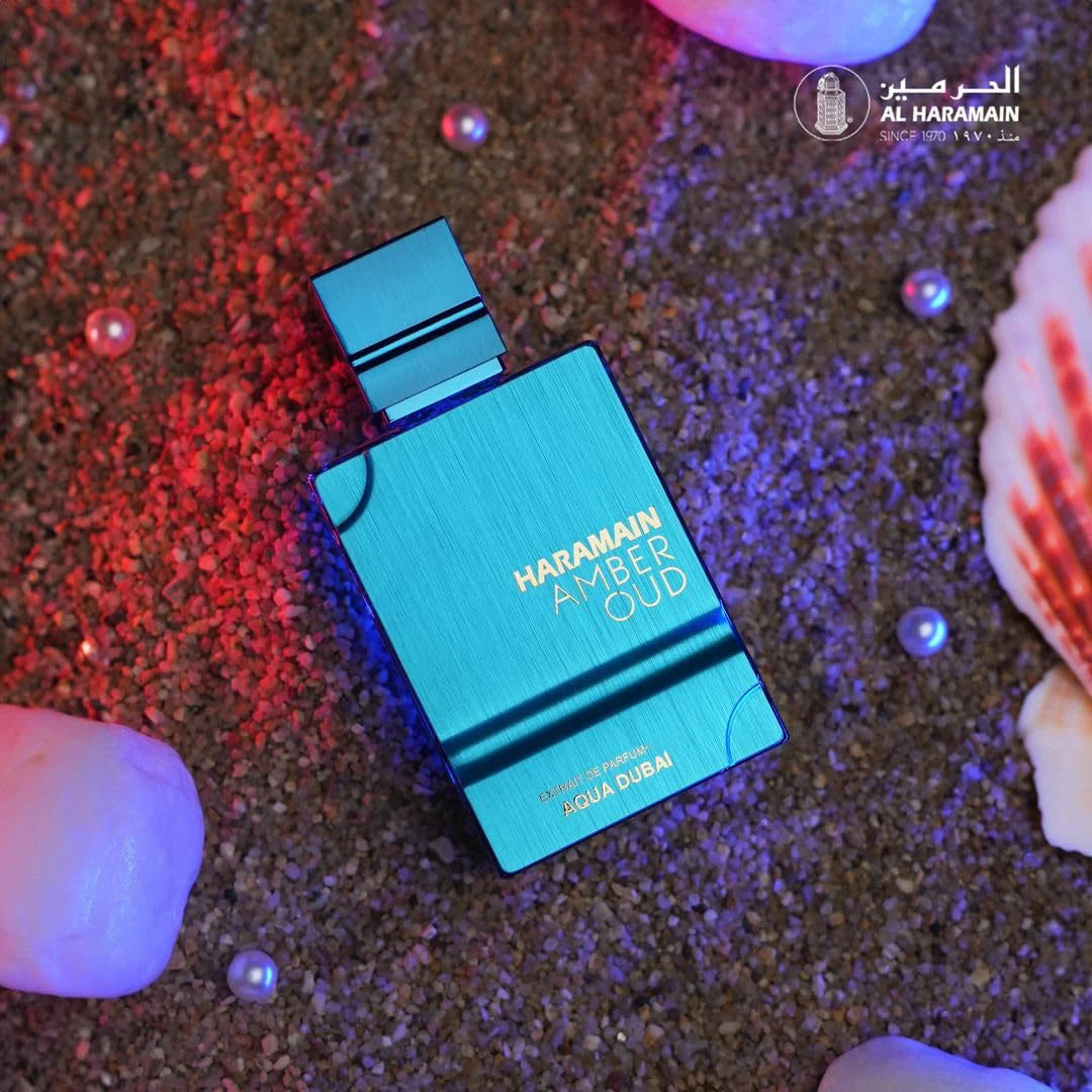 Al Haramain Amber Oud Aqua Dubai Eau de Cologne, 2.0 oz