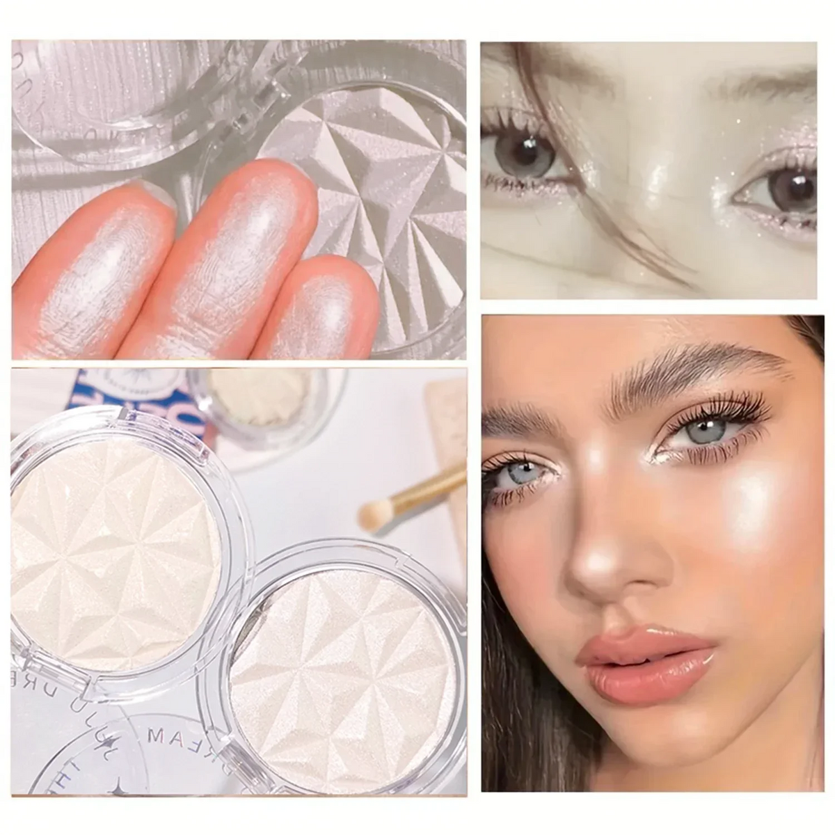 JUJU Dream 2-Color Shimmer Highlighter Palette