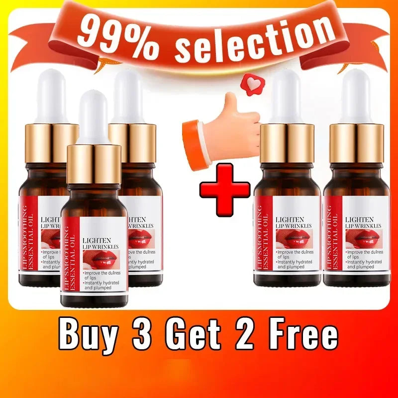 Lip Booster Plumping Serum Oil with Hyaluronic Acid, 10ml