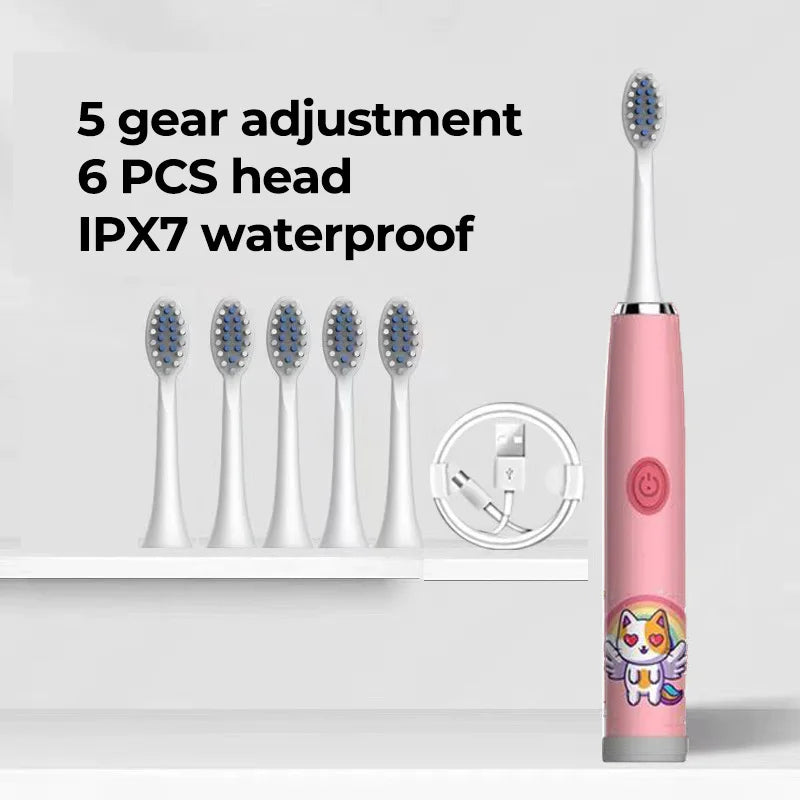 Toothink Rechargeable Electric Toothbrush for Children