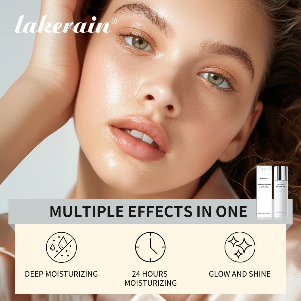 Lakerain Milk Glow Facial Toner, 100 ml