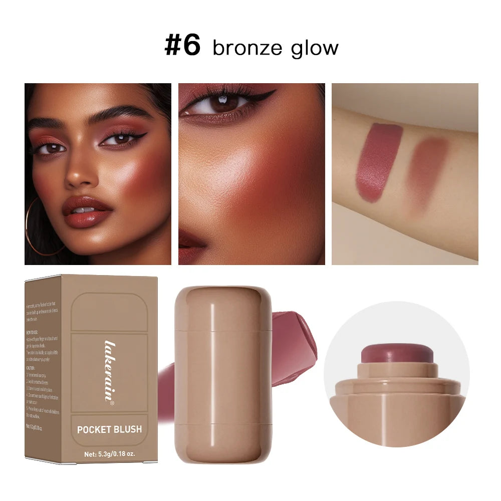 Multi-Use Blush Stick for Lips and Cheeks