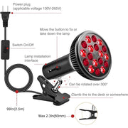 ZONGKUNG 54W Red Light Therapy Lamp