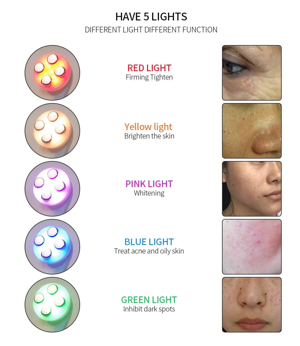Foreverlily EMS and LED Facial Beauty Device