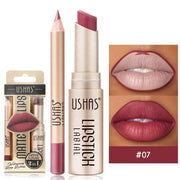 SAKSRAAR 2-in-1 Matte Lipstick and Lip Liner Set