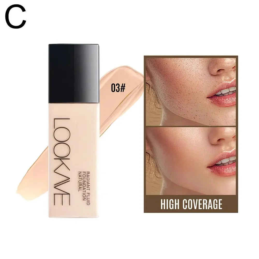 LOOKAVE Natural Matte Liquid Foundation, 21g