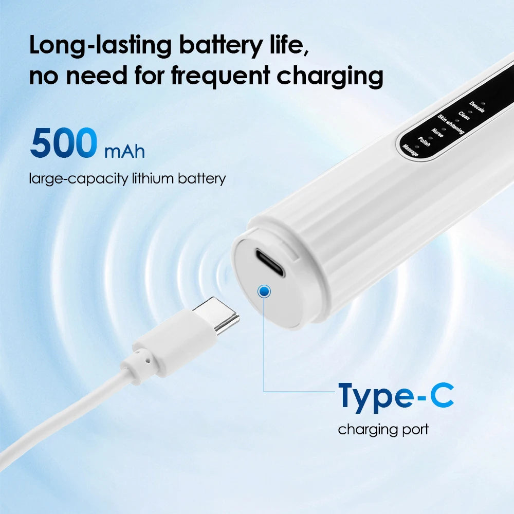 Rechargeable Sonic Electric Toothbrush with 6 Modes
