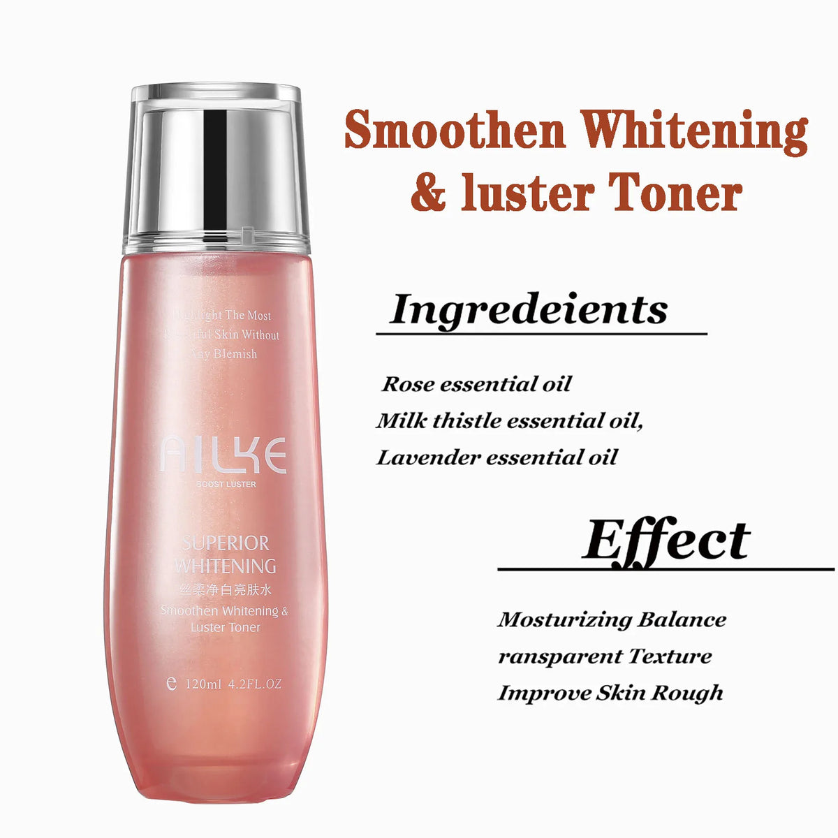 AILKE Rose Facial Cleanser, 120 g