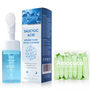 AMOCOCO Facial Cleanser Set with Compressed Towels