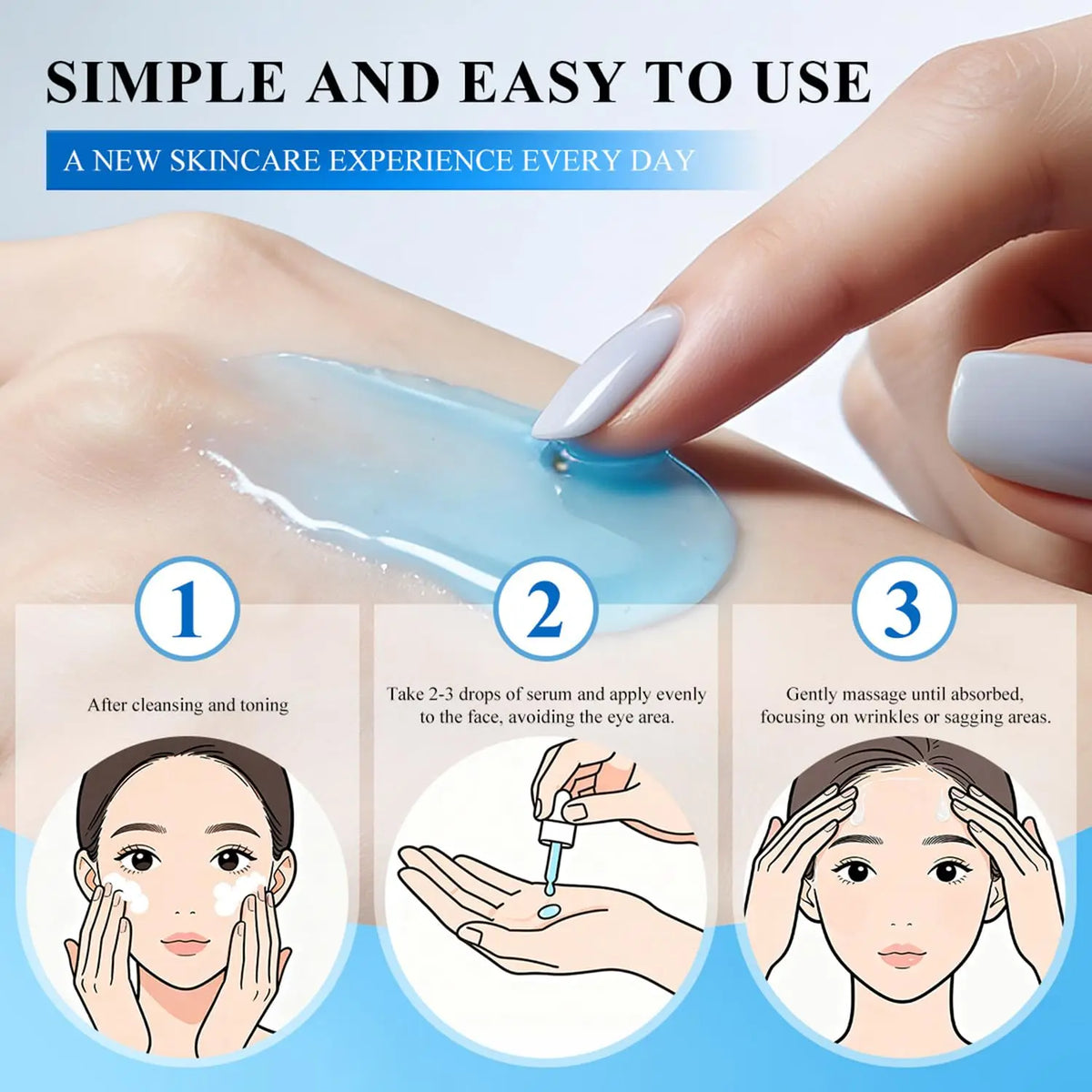 GHK-Cu Copper Peptides Facial Serum with SNAP-8